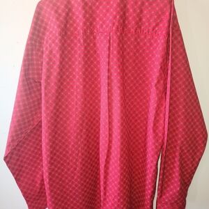 Cinch Red Patterned Button-Up Shirt